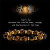 Evolvegem "Enigmatic Tiger Pulse" Golden Tiger Eye Bracelet