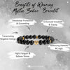 Evolvegem "Mystic Zodiac" Obsidian Zodiac Bracelet