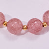 Evolvegem "Rosethorn Meadow" Crescent Charm Stress Relief Bracelet