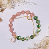 Evolvegem "Rosethorn Meadow" Crescent Charm Stress Relief Bracelet
