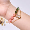 Evolvegem "Rosethorn Meadow" Crescent Charm Stress Relief Bracelet