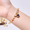 Evolvegem "Violetaura Pearl" Emotional Harmony Bracelet