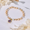 Evolvegem "Violetaura Pearl" Emotional Harmony Bracelet