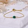 Evolvegem "Malachite Celestial" Protection & Clarity 2Pcs Malachite Bracelet Set