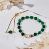 Evolvegem "Malachite Celestial" Protection & Clarity 2Pcs Malachite Bracelet Set