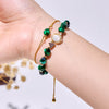 Evolvegem "Malachite Celestial" Protection & Clarity 2Pcs Malachite Bracelet Set