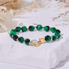 Evolvegem "Malachite Celestial" Protection & Clarity 2Pcs Malachite Bracelet Set