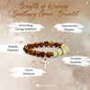 Evolvegem "Sanctuary Grove" Ankh Cross Energy Gemstone Bracelet