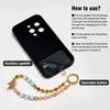 Evolvegem Anxiety Relief Gemstone Beaded Phone Charm Strap