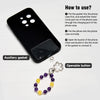 Evolvegem Wealth & Calm Citrine Amethyst Phone Charm Keychain