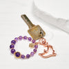 Evolvegem Stress Relief Amethyst Phone Charm & Keychain