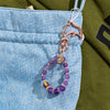 Evolvegem Stress Relief Amethyst Phone Charm & Keychain