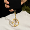 Evolvegem Wealth & Calm Gem Phone Charm Keychain
