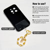 Evolvegem Wealth & Calm Gem Phone Charm Keychain