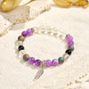 Evolvegem "Earth Song" Feather Charm Cleansing Bracelet