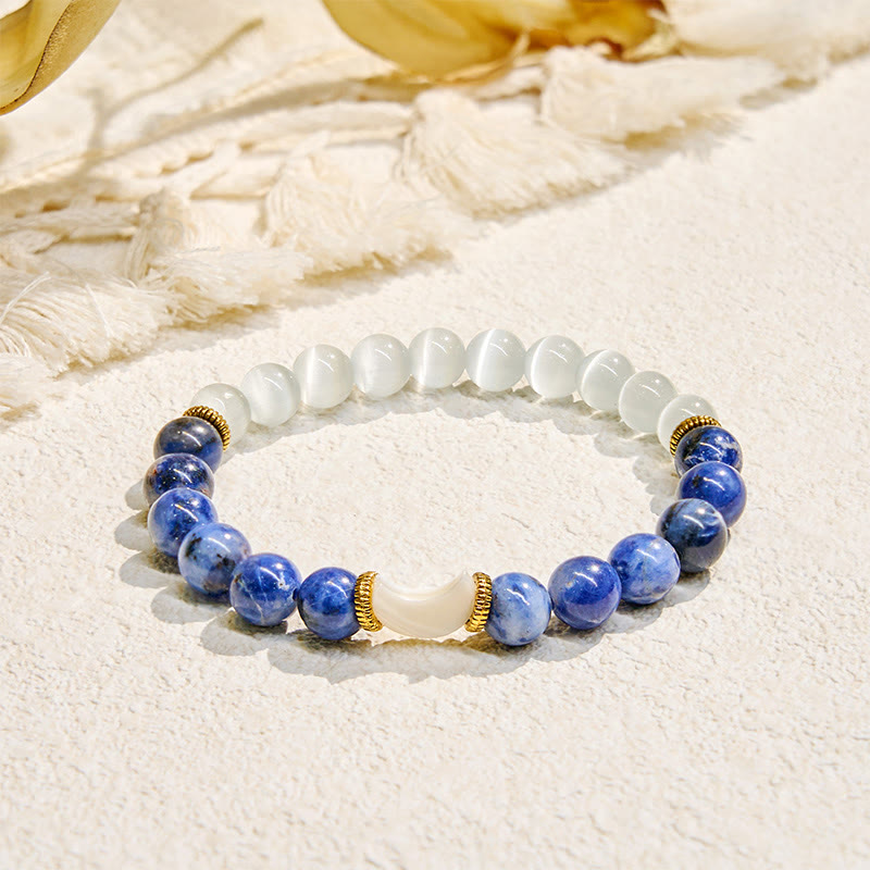 Evolvegem "Moon & Tide" Balance Emotions Crescent Bracelet