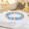 Evolvegem "Ocean Calm" Aquamarine & Pearl Inner-Peace Bracelet