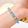 Evolvegem "Ocean Calm" Aquamarine & Pearl Inner-Peace Bracelet