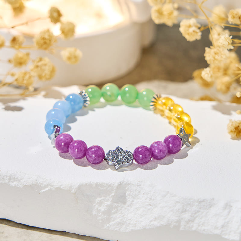 Evolvegem "Stellar Hues" Gemstone Healing Bracelet