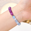 Evolvegem "Luna Mist" Aquamarine & Amethyst Emotional Balance Bracelet