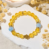Evolvegem "Sunlit Cyan" Citrine Wealth Bracelet