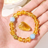 Evolvegem "Sunlit Cyan" Citrine Wealth Bracelet