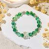 Evolvegem "Arborflora Papilio" Moss Agate Anxiety Relief Bracelet