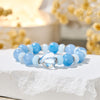 Evolvegem "Azure Breeze" Aquamarine Stress Relief Bracelet