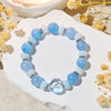 Evolvegem "Azure Breeze" Aquamarine Stress Relief Bracelet