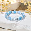 Evolvegem "Azure Breeze" Aquamarine Stress Relief Bracelet