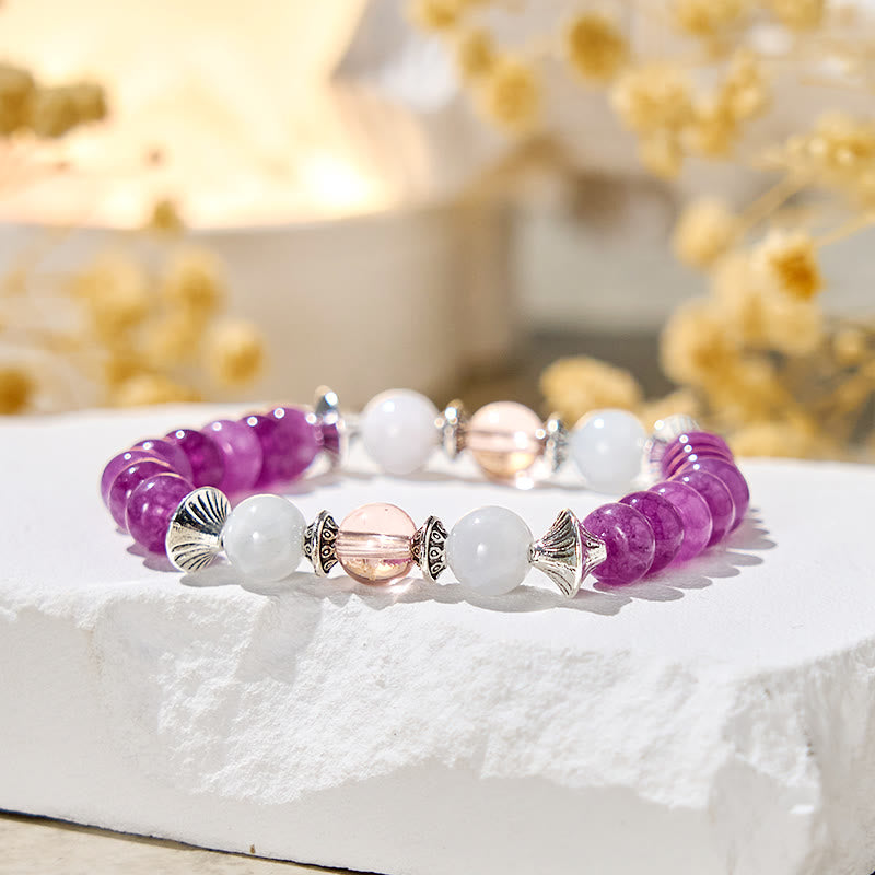 Evolvegem "Oracle's Tide" Amethyst Stress Ease Bracelet