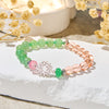 Evolvegem "Anahata Alchemy" Green Aventurine & Rose Quartz Harmony Bracelet
