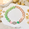 Evolvegem "Anahata Alchemy" Green Aventurine & Rose Quartz Harmony Bracelet