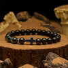 FREE Today: "Crux Codex" Serise Obsidian Cross Gemstone Bracelet