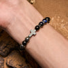 FREE Today: "Crux Codex" Serise Obsidian Cross Gemstone Bracelet