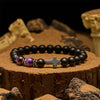 FREE Today: "Crux Codex" Serise Obsidian Cross Gemstone Bracelet