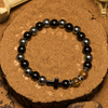 FREE Today: "Crux Codex" Serise Obsidian Cross Gemstone Bracelet