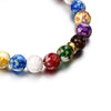 Evolvegem "Joyful Spectrum" Colorful Agate Chakra Bracelet
